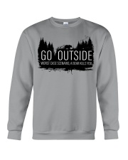 Camping GO Outside - Hoodie And T-shirt Crewneck Sweatshirt thumbnail