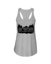 Camping GO Outside - Hoodie And T-shirt Ladies Flowy Tank thumbnail