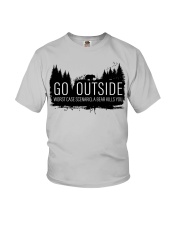 Camping GO Outside - Hoodie And T-shirt Youth T-Shirt thumbnail