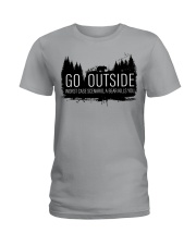 Camping GO Outside - Hoodie And T-shirt Ladies T-Shirt thumbnail