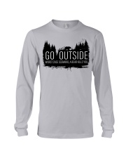 Camping GO Outside - Hoodie And T-shirt Long Sleeve Tee thumbnail