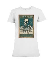 Skull Get Naked Premium Fit Ladies Tee tile