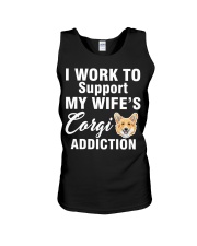 My wife's corgi Unisex Tank thumbnail