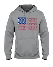 dachshund flag Hooded Sweatshirt thumbnail