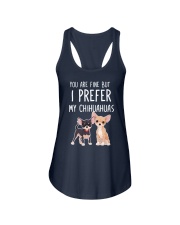 chihuahua Ladies Flowy Tank front