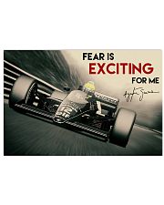 Racing Fear Is Exciting For Me 36x24 Poster front