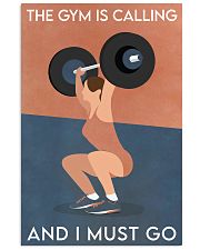 Fitness The Gym Is Calling 16x24 Poster front