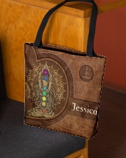 Yoga Girl Leather Pattern Print All-over Tote aos-all-over-tote-lifestyle-front-02