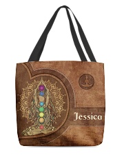 Yoga Girl Leather Pattern Print All-over Tote front