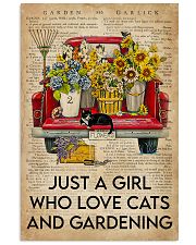 Garden Cats And Gardening 16x24 Poster front