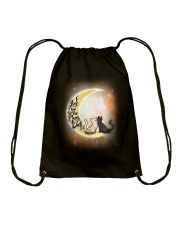 I love you to the moon Drawstring Bag thumbnail