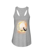 I love you to the moon Ladies Flowy Tank thumbnail