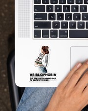 Book Abibliophobia Sticker - Single (Vertical) aos-sticker-single-vertical-lifestyle-front-11