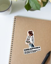 Book Abibliophobia Sticker - Single (Vertical) aos-sticker-single-vertical-lifestyle-front-16