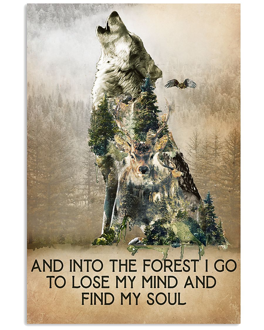 Camping And Into The Forest 16x24 Poster