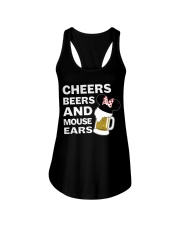 Cheers beers and mouse ears Ladies Flowy Tank front