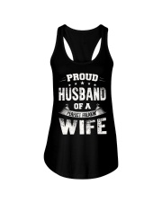 Proud husband Ladies Flowy Tank thumbnail