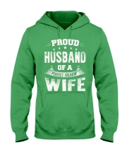 Proud Husband Hooded Sweatshirt front