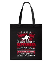 I am a horse girl Tote Bag thumbnail