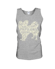 Life is better with papilons around Unisex Tank thumbnail