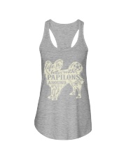 Life is better with papilons around Ladies Flowy Tank tile