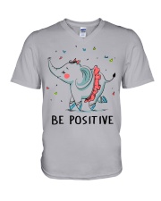 Be Positive V-Neck T-Shirt thumbnail