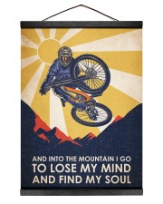Cycling Find My Soul 12x16 Black Hanging Canvas thumbnail
