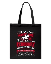 I am a horse girl Tote Bag thumbnail