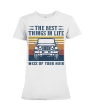 The Best Things In Life Premium Fit Ladies Tee tile