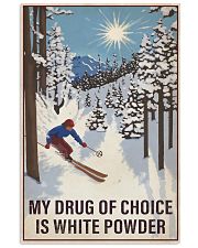 Skiing My Drug Of Choice 16x24 Poster front