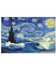 Surfing Starry Night 36x24 Poster front