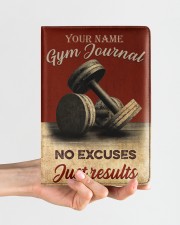 Gym Journal Medium - Leather Notebook aos-medium-leather-notebook-lifestyle-front-01