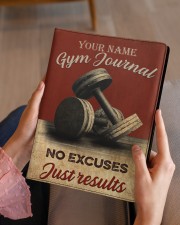 Gym Journal Medium - Leather Notebook aos-medium-leather-notebook-lifestyle-front-07