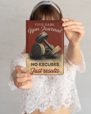 Gym Journal Medium - Leather Notebook aos-medium-leather-notebook-lifestyle-front-09