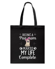 Pug mom Tote Bag thumbnail