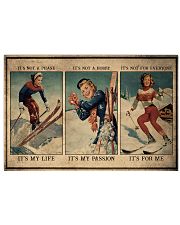 Skiing It's My Life 36x24 Poster front