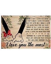 I Love You The Most 36x24 Poster front