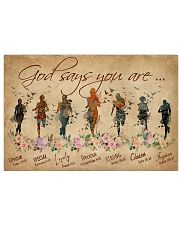 Running God Says You Are 36x24 Poster front