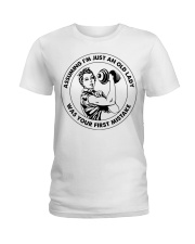FIitness I'm Just An Old Lady Ladies T-Shirt tile