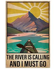 Kayaking The River Is Calling 16x24 Poster front