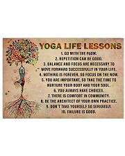 Yoga Life Lessons 36x24 Poster front