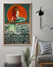 Mermaid She Dreams Of The Ocean 16x24 Poster lifestyle-poster-1