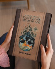 And Into The Forest I Go To Lose My Mind Medium - Leather Notebook aos-medium-leather-notebook-lifestyle-front-07
