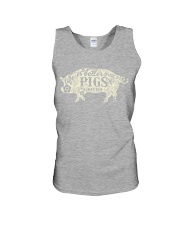 Life is better with pigs around Unisex Tank thumbnail