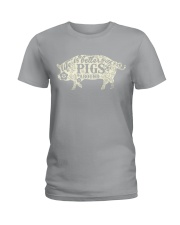 Life is better with pigs around Ladies T-Shirt thumbnail