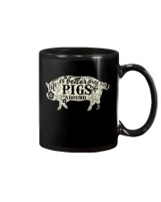 Life is better with pigs around Mug thumbnail