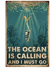 Scuba The Ocean Is Calling 16x24 Poster front