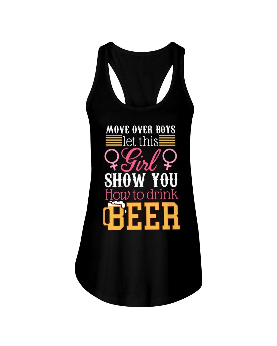 How to Drink Beer Ladies Flowy Tank