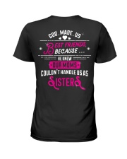God made us best friend Ladies T-Shirt back