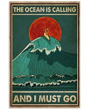 Surfing The Ocean Is Calling 16x24 Poster front